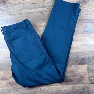 Lululemon ABC Pant Slim 30"L Utilitech GRNJ Green Jewel Teal Blue Men's Size 30